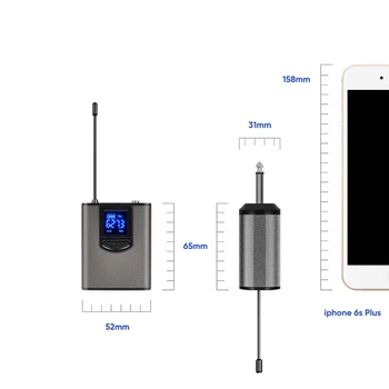 UHF Bezdrôtový Mikrofón Systém Mini Headset Mikrofón s Bodypack Prenosný Prijímač a Mini Prijímač pre Učiť Prednáška Reči Micro
