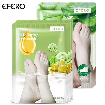 EFERO 16Pcs=8Packs peelingová Maska na Nohy Ponožky pre Pedikúra Ponožky Peeling na Nohy Maska na Nohy Starostlivosť o Pleť, Nohy Peel Peeling Krém