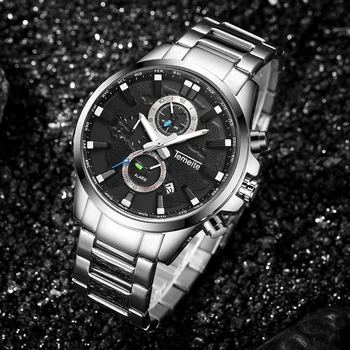 TEMEITE Športové Hodinky pre Mužov Vojenskej Sledovať Sub-voľba Náramkové hodinky Plné Oceľové Remienok Hodiny Dropshipping 2020 najpredávanejšie Produkty