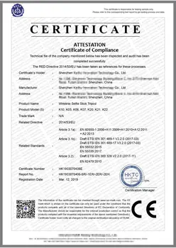 CE Certifikácia Bluetooth Selfie Stick Diaľkové Ovládanie Statív Handphone Live Photo Držiak na Statív Fotoaparátu samospúšť Artefakt Prút