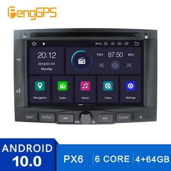 Android 10.0 Multimediálne Headunit Pre Peugeot 3008 5008 2009-GPS Navigačné CD, DVD Prehrávač Auto Stereo Rádio Carplay PX6-DSP