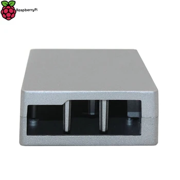 Raspberry Pi 3 Model B Plus Hliníkové Prípade RPI 3 Model B+ Strieborné Prípade Kovového Krytu je Kompatibilný s Raspberry Pi 3 Model B+