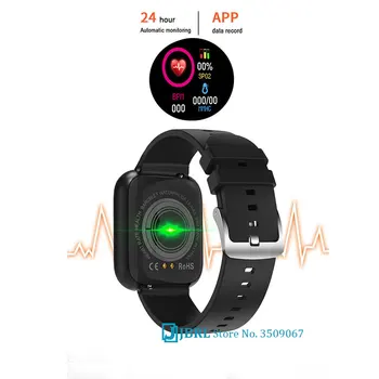 2021 Smart Hodinky Ženy Muži Smartwatch Fitness Tracker Športové Náramkové hodinky Vodotesný Náramok pre Android iOS Elektronika Hodiny