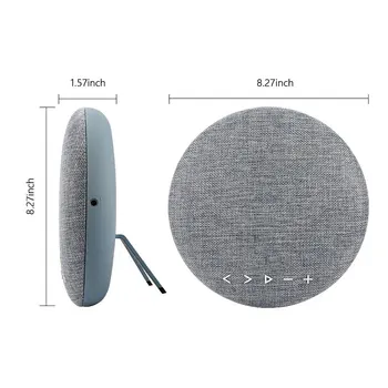 Textílie Bluetooth Reproduktor Prenosný Bezdrôtový Kolo Loudspeak Zvuk s Pásom 4000mAh Police Vnútorné Hudby TF AUX Zvuk Box