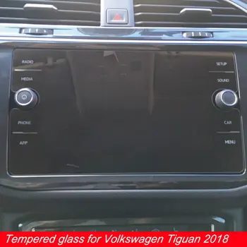 8 Palcový Pre Volkswagen Tiguan Screen Protector Auta GPS Navigácie, LCD displej, Tvrdené Film Pre VW Tiguan Atlas Príslušenstvo 2018