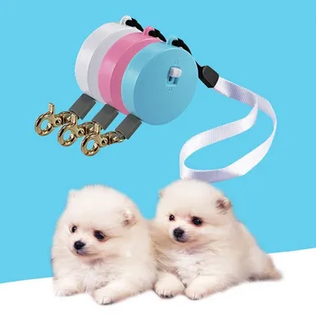 2M Zdvíhateľnej Psom na Vodítku Mini Puppy Vedie Auto Trakciu Lano Nylon Chôdza Postroj Pre Malé Psy, Mačky Reťazca Pet Pásov