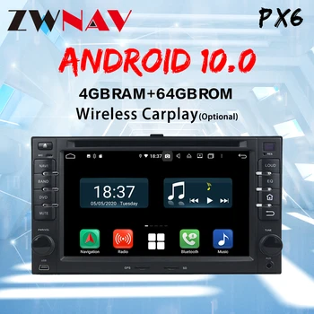 2 din PX6 IPS dotykový displej Android 10.0 Auto Multimediálny prehrávač Pre KIA Cerato BT audio video rádio stereo WiFi GPS navi vedúci jednotky