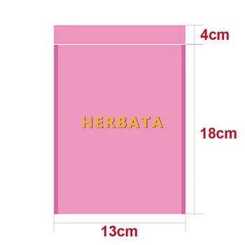 HERBATA (13*18 cm) 20pcs/veľa Pink Pearl Film Bublinkové Obálky Kuriér Tašky Vodotesný Obal Mailing Tašky CL-2004-13