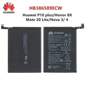 Hua Wei Pôvodnej HB386589ECW 3750mAh Batériu Pre Huawei P10 plus Česť 8X Zobraziť 10 V10 Mate 20 Lite Nova 3/4 Batérie