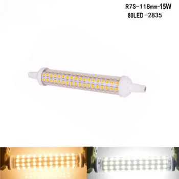 R7S LED 78 mm 118mm 135 mm Žiarovku 10w 15w 20w SMD 2835 Lampada LED Lampa 220V kukurica svetlo Úspory Energie Nahradiť Halogénové Svetlo