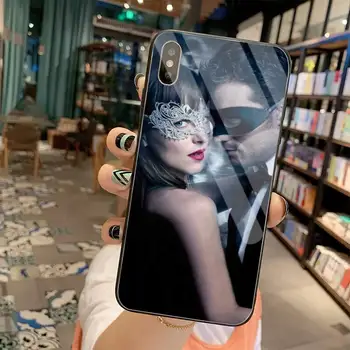 Dakota Johnson Jamie Dornan Mia Khalifa Telefón Prípade Tvrdeného Skla Pre iPhone 11 Pro XR XS MAX 8 X 7 6 6 Plus SE 2020 prípade