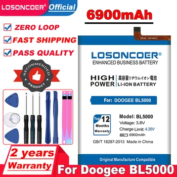 LOSONCOER 6900mAh Pre Doogee bl5000 Výmena Batérie Pre Doogee bl5000 Smart Phone