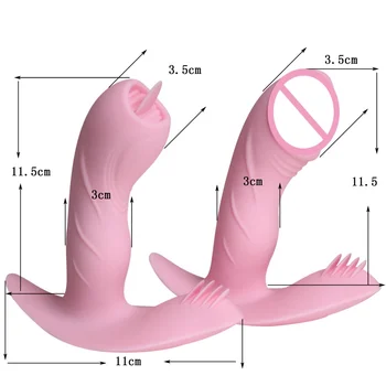 Motýľ Dildo Vibrátor Nositeľné G Mieste Klitorálny Stimulátor Masér Bezdrôtový Rechargable Sexuálnu Hračku Pre Ženy Masturbator
