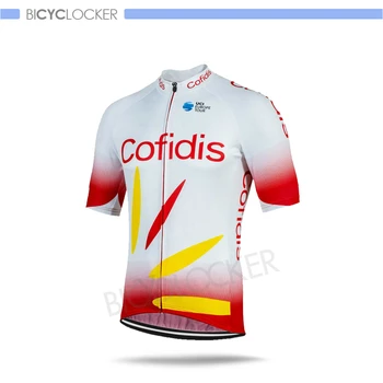 Letné Cyklistické Dresy Pro Tímu Cofidis Le Credit En Ligne Topy Muž Krátky Rukáv Mtb Uniforme Maillot Ciclismo Hombre Verano 2020
