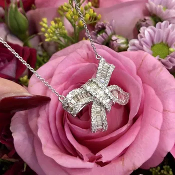 Móda T Zirkón Crystal Bowknot Golier Náhrdelník Zlato Jednoduché, Elegantné, Luxusné Miláčikovi Reťazca Ženy, Svadobné Šperky