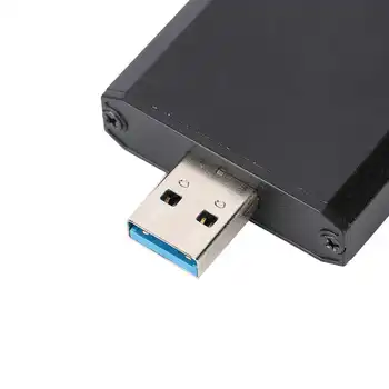 Pevný Disk Box Hliníkovej Zliatiny pre Mini PCIE mSATA SSD USB 3.0 Prevodník Adaptér Prípade Pevného Disku Box SSD Pevný Disk Box
