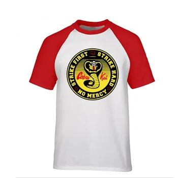 Pánske Tričká Vestido Vintage Verano Cobra Kai TShirts jumbo veľkosť Mužov Karate T-Shirt Pohode Čierna Mamba Cosplay Kobe Bryant Tričko
