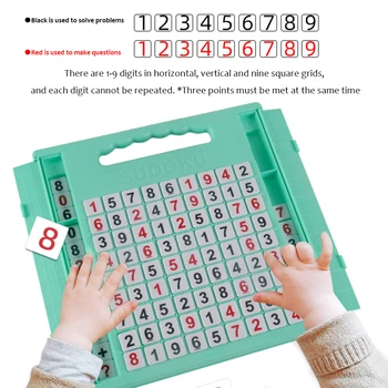 Študent Sudoku Hra Šach Myslenie Školenia Bitka Vzdelávacie Hračky Rodič-Dieťa Interakcie Desktop Toys Aritmetický Sudoku