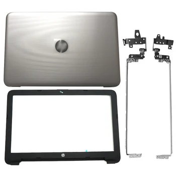 Pôvodný Pre HP Pavilion 15-AY 15-BA 15-BD 250 G4 Notebook, LCD Zadný Kryt/Predný Rám/Závesy Silver Black 859511-001 855027-001
