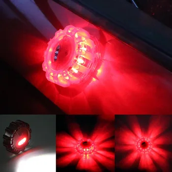 LED Núdzové automobilovej Bezpečnosti Barikád Núdzové Svetlo Strobe Blikajúce Svetlá Výstražné Lampy Kolo Výstražný Maják Auto Príslušenstvo