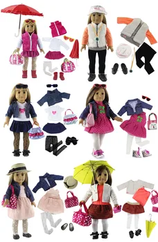 Mnoho Štýl pre Výber 18-palcové Bábiky Oblečenie pre American Doll alebo Našej Generácie Bábiku,18-palcové bábika príslušenstvo