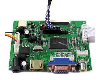 HDMI+VGA 2AV riadiacej Dosky Držiak pre LTN101NT02 B101AW06 LP101WSA 1024X600 LCD LED obrazovky Ovládača Rada