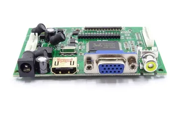 HDMI+VGA 2AV riadiacej Dosky Držiak pre LTN101NT02 B101AW06 LP101WSA 1024X600 LCD LED obrazovky Ovládača Rada