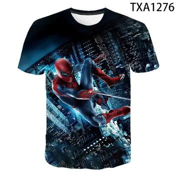 2020 Nové Letné Spider 3D T shirt Chlapec Dievča Deti Streetwear Módy Muži, Ženy, Deti Tlačiť T-shirt Pohode Topy Čaj