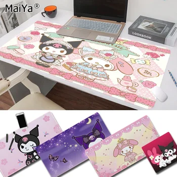 Maiya Zábavné Japonskom Anime Kuromi Klávesnice Mat Gumy Gaming mousepad Stôl Mat Gumy PC Počítač Gaming mousepad