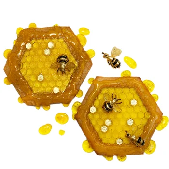 SHENHONG Honeycomb a Včely Textúrou Silikónové Fondant Formy na Narodeniny Zdobenie Čokoládové Cukrovinky na Pečenie Partys