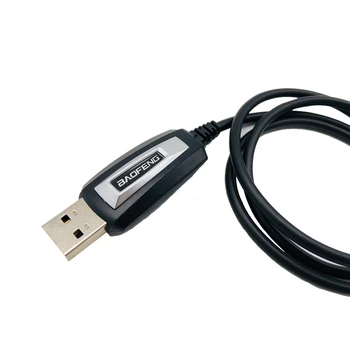 Baofeng Pôvodné Programovanie USB Kábel Pre Prenosné Walkie Talkie obojsmerná Rádiová UV-5R BF-888S UV-82 s Disk CD so Softvérom