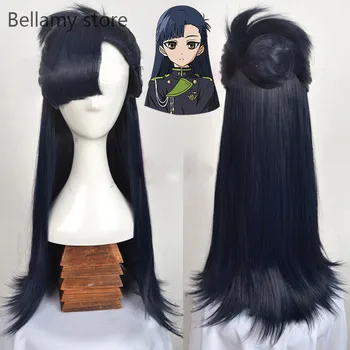 Anime Seraph konca Shigure Yukimi Dlhé, Tmavo Modrá žiaruvzdorné Cosplay Kostým hairwear Parochňu+Parochňu Spp