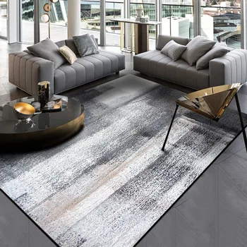 Jednoduché abstraktné atrament čierny sivý, spálne, kuchyne, wc dvere mat obývacia izba veľký koberec gauč rohože balkón chodba koberec