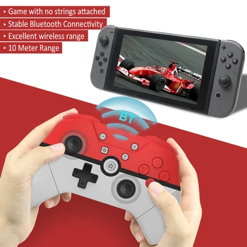 Bezdrôtové Podporu Bluetooth Gamepad Pre Nintendo Switch NS Pro Herný ovládač Pre Prepnutie POČÍTAČA pomocou funkcie NFC Turbo 6-Osový Joystick