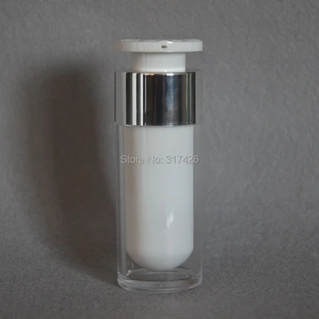 30ml zámok hlavu akryl airless vákuové čerpadlo lotion fľaše používané na séra/mlieko/emulzie/nadácia Kozmetické Kontajner