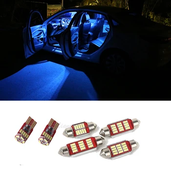 Interiérové LED Svetla Kit Canbus bez Chýb Mapu Dome batožinového priestoru Lampa Pre BMW X1 E84 X3 E83 F25 X5 E53 E70 X6 E71 (00-15)
