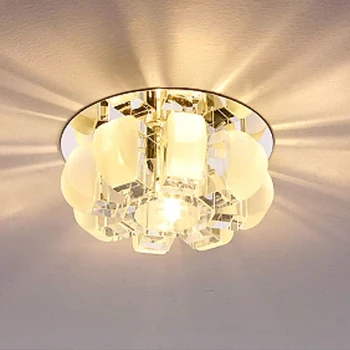 5W moderné crystal led stropné svietidlá pre obývacej izby, spálne, stropné svetlá hade balkón osvetlenie crystal osvetlenie