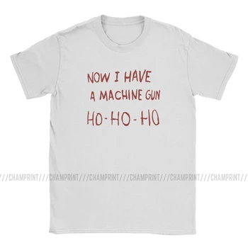 Teraz Mám Guľomet T-Shirt Mužov Die Hard Vianočné Nakatomi Bruce Willis Film Bežné Tees Crewneck T Shirt Letné Oblečenie