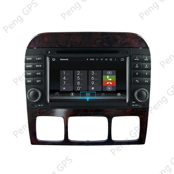 CD Prehrávač DVD Pre Mercedes Benz S W220 1998-2005 Android Rádio Multimediálny Dotykový displej GPS Navigácie Headunit Stereo Carplay PX5