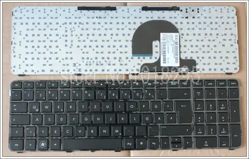 Nemecká Klávesnica pre HP Pavilion dv7-4000 DV7-4050 dv7-4100 dv7-4200 dv7-5000 dv7t-5000 LX7 GR Čierny s rámom klávesnice Notebooku
