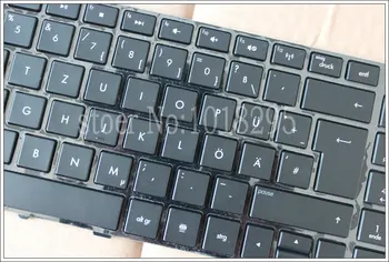 Nemecká Klávesnica pre HP Pavilion dv7-4000 DV7-4050 dv7-4100 dv7-4200 dv7-5000 dv7t-5000 LX7 GR Čierny s rámom klávesnice Notebooku