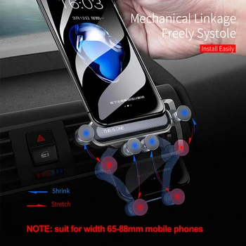 Essager Gravitácie Auto Držiaka Telefónu, pre iPhone Xiao mi 9 8 Mobilný Telefón Držiak na Stojan do Auta Air Vent držiak do Auta suporte mobilné