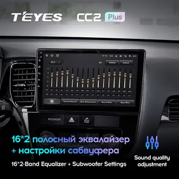 TEYES CC2L KK2 Plus Pre Mitsubishi Outlander 3 GF0W GG0W 2012 - 2018 Auto Rádio Multimediálny Prehrávač Videa Navigáciu Č 2din 2 din