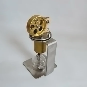 Stirling parný rušeň model Mini medený kotol malý parný rušeň model Fyzikálneho experimentu Hračka darček