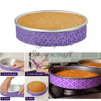 Cake Zdobenie Nástroje Piecť Tortu Formy na Pečenie Plech na Ochranu Páskovanie Tkaninou, Chráni pečící Deformácie