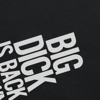 Vtipné Veľký Péro Je Späť V Meste Grafické T-Shirt Pánske Letné Štýl Módy Krátke Rukávy Nadrozmerné Streetwear, T Košele