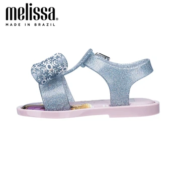 Snehová Princezná Mini Melissa Letné Sandále Dievča Jelly Topánky Sandále 2020 Baby Topánky Melissa Sandále pre Deti Plážové Sandále Dievčatá