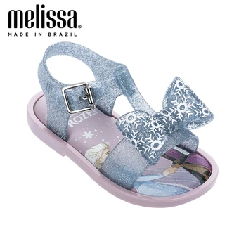 Snehová Princezná Mini Melissa Letné Sandále Dievča Jelly Topánky Sandále 2020 Baby Topánky Melissa Sandále pre Deti Plážové Sandále Dievčatá