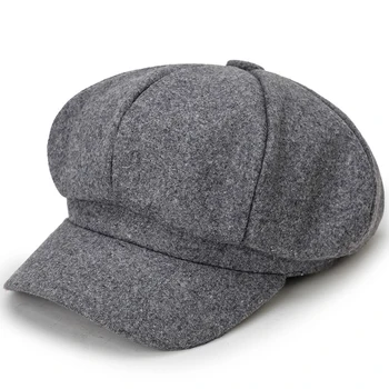 2019 nové vlnené farbou beret módne vonkajšie bavlna klobúk jeseň a v zime, vetru klobúky mužov a žien univerzálny čiapky