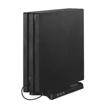 Pre PS4 Pro Konzoly Nabíjačku S 3 Rozbočovač USB Dual Chladiaci Ventilátor Chladiča Zvislý Stojan Nabíjacej Stanice Pre SONY Playstation 4 Pro